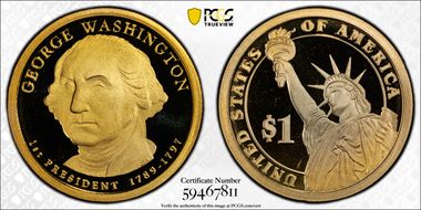 2007-S $1 George Washington PR69DCAM