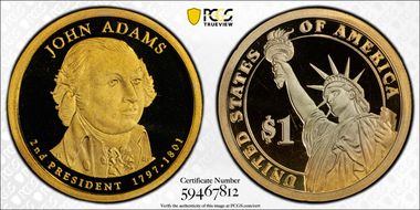 2007-S $1 John Adams PR69DCAM