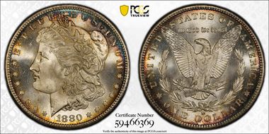 1880-S $1 MS66