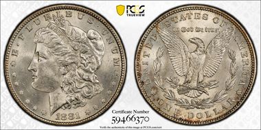 1881 $1 MS64