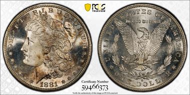 1881-S $1 MS66+