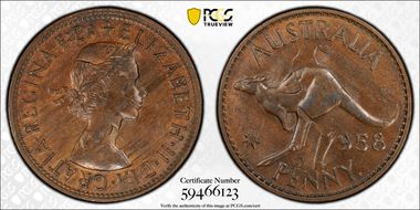 1958 Y. (p) 1D AU58BN