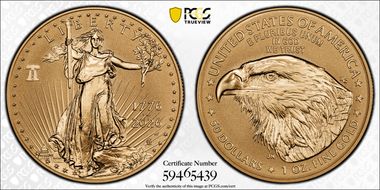 2026-W $50 Enhanced Gold Eagle w/ Liberty Bell 250 Privy First Strike SP70
