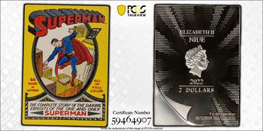 2022 $2 Superman #1 COMIX - Colorized PR70DCAM
