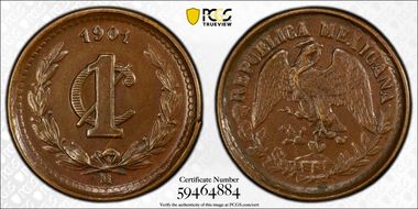 1901-M 1C KM-394.1 MS62BN