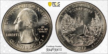 2019-W 25C Frank Church River of No Return NP MS65
