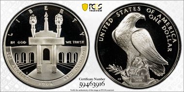 1984-S $1 Olympic PR69DCAM