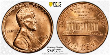 1959 1C MS64RD