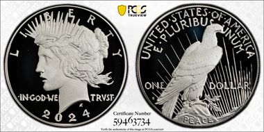 2024-S $1 Peace Dollar PR69DCAM