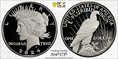 2024-S $1 Peace Dollar PR70DCAM
