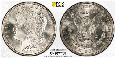 1902 $1 MS67+