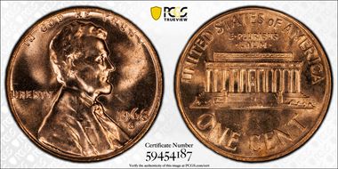 1968-S 1C MS65RD