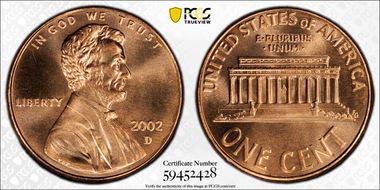 2002-D 1C MS68RD