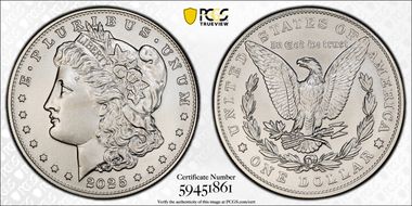 2025 $1 Morgan Dollar MS69