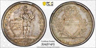 1845 1 Fr MS62