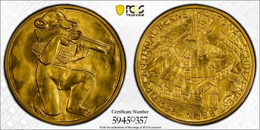 1960 Medal Bern R-368a Au MS68