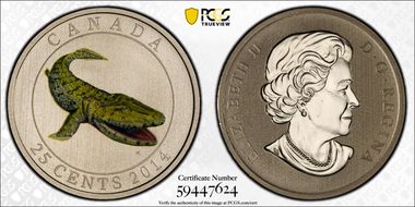 2014 25C Tiktaalik Colorized SP69