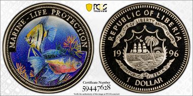 1996 $1 Marine Life Protection PL69