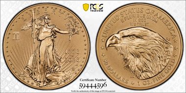 2026-W $50 Enhanced Gold Eagle w/ Liberty Bell 250 Privy First Strike SP70