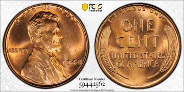1948 1C MS67RD