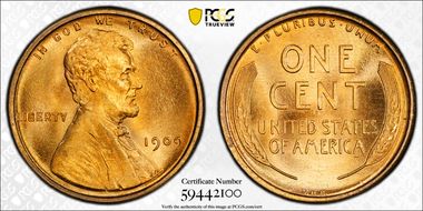 1909 VDB 1C MS67+ RD