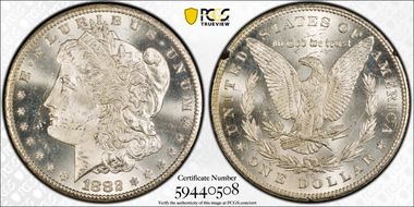 1882-CC $1 GSA Hoard MS64