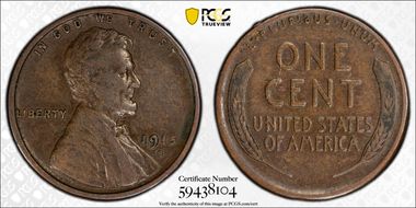 1915-S 1C VF30BN