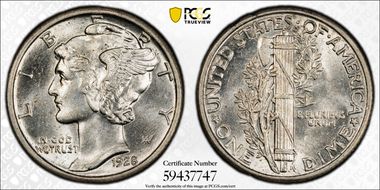1928 10C AU58FB