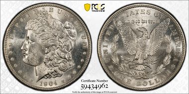1904 $1 MS65