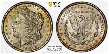 1890 $1 MS65