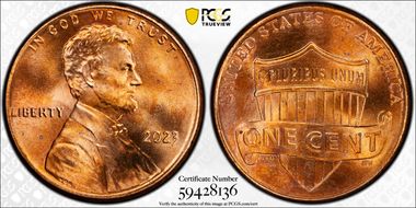 2023 1C Shield, Extra "V" MS66RD