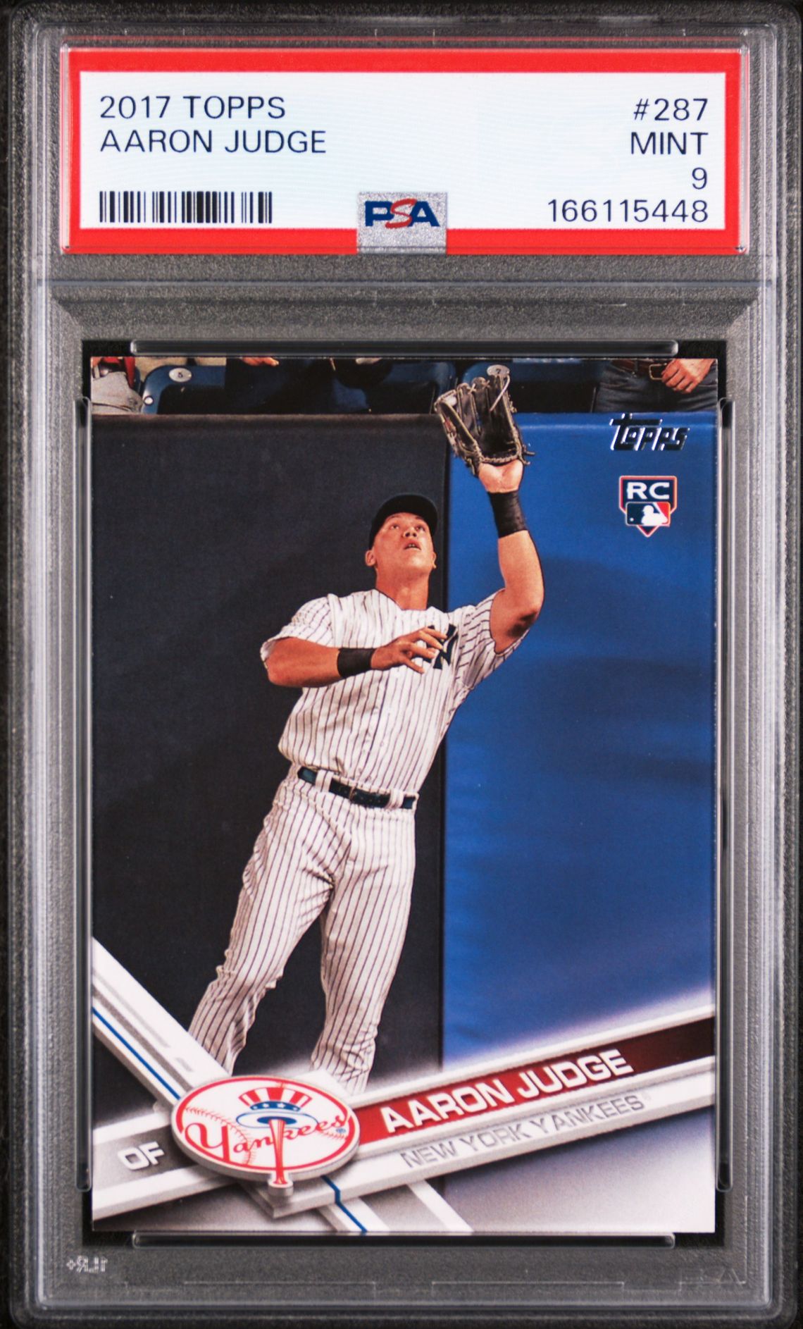 2017 Topps Aaron Judge #287 Mint 9 front