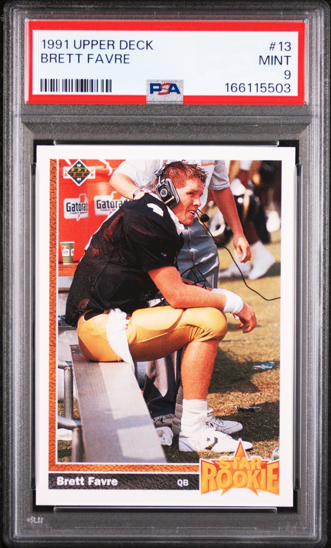 1991 Upper Deck Brett Favre #13 Mint 9 front