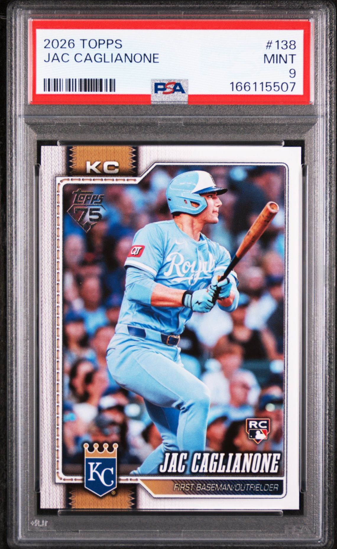 2026 Topps Jac Caglianone #138 Mint 9 front