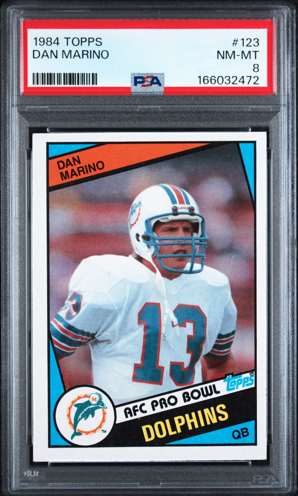 1984 Topps Dan Marino #123 Nm-Mt 8 front