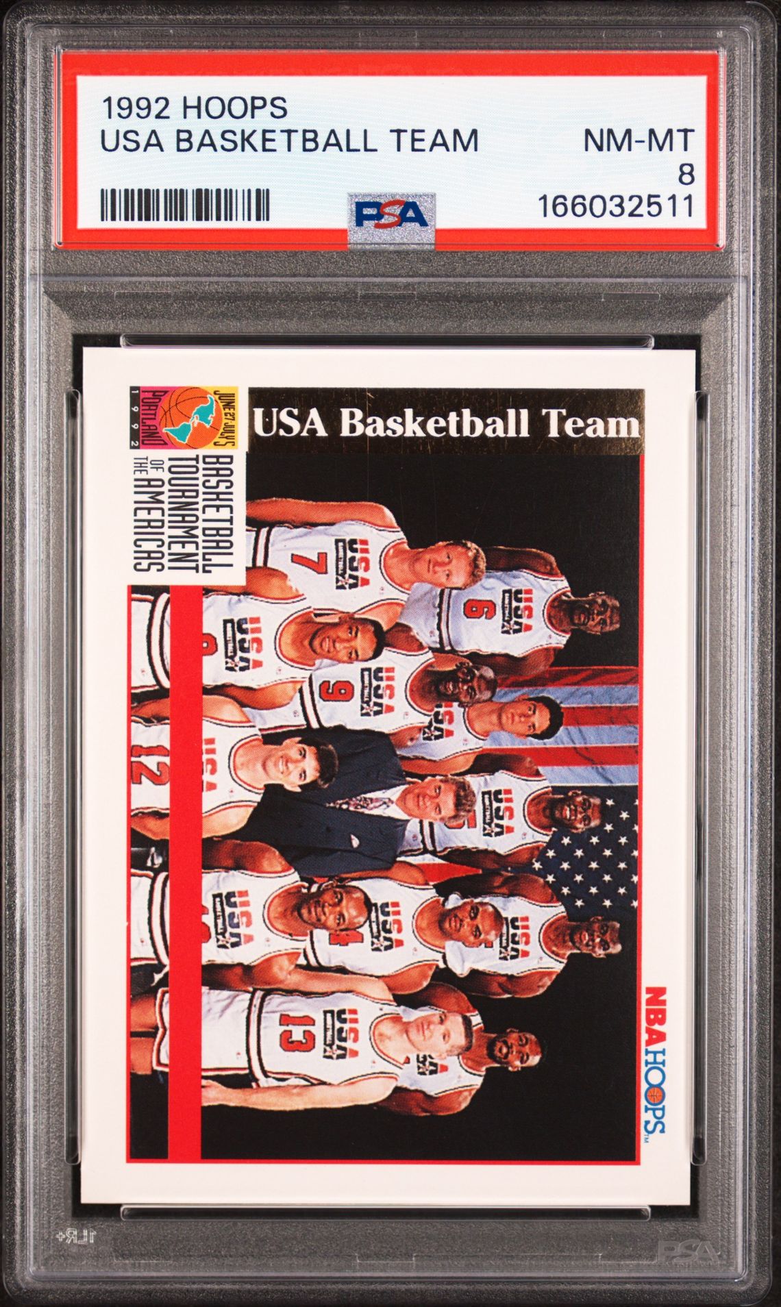 1992 Hoops Usa Basketball Team Nm-Mt 8 front