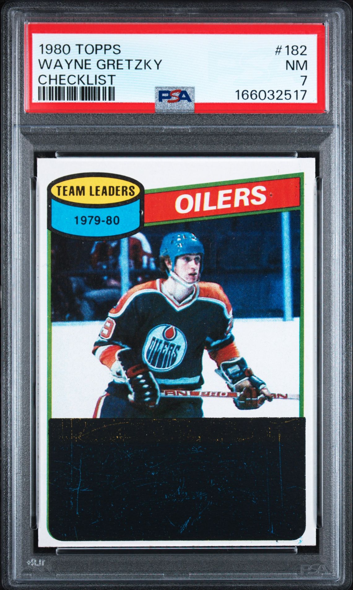 1980 Topps Wayne Gretzky #182 (Checklist) Nm 7 front
