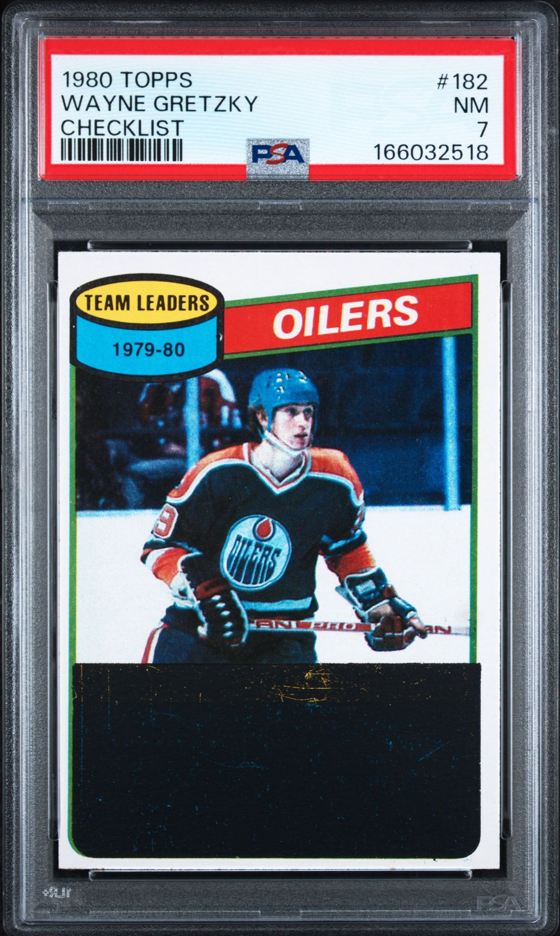1980 Topps Wayne Gretzky #182 (Checklist) Nm 7 front