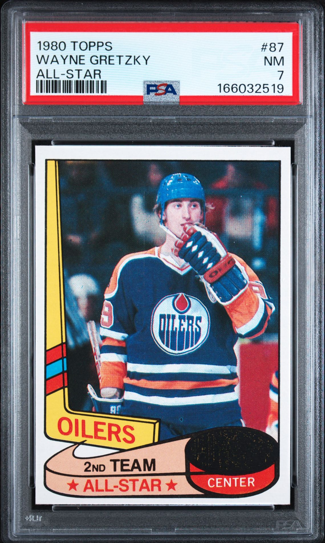 1980 Topps Wayne Gretzky #87 (All-Star) Nm 7 front