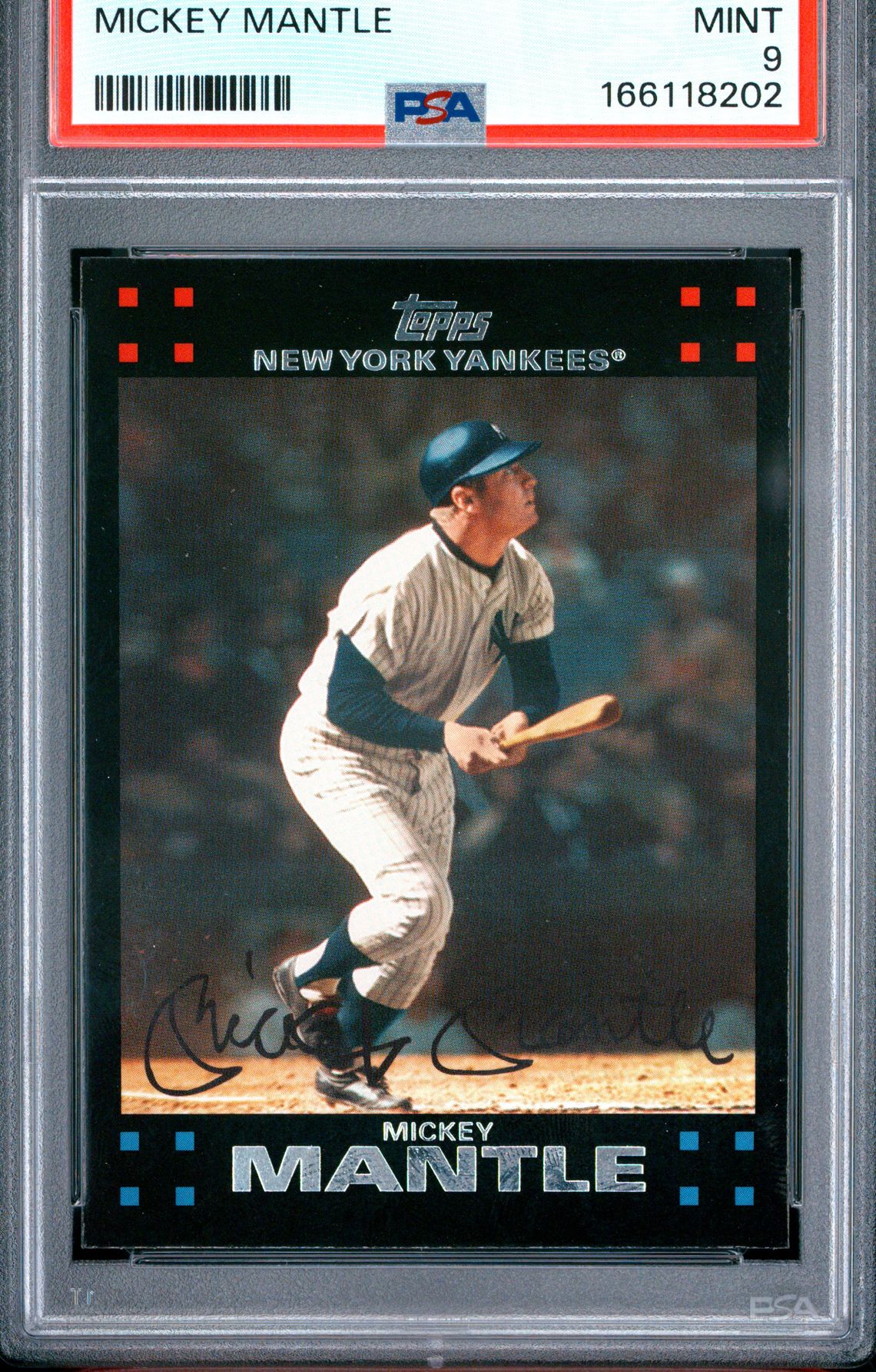2007 Topps Mickey Mantle #7 Mint 9 front