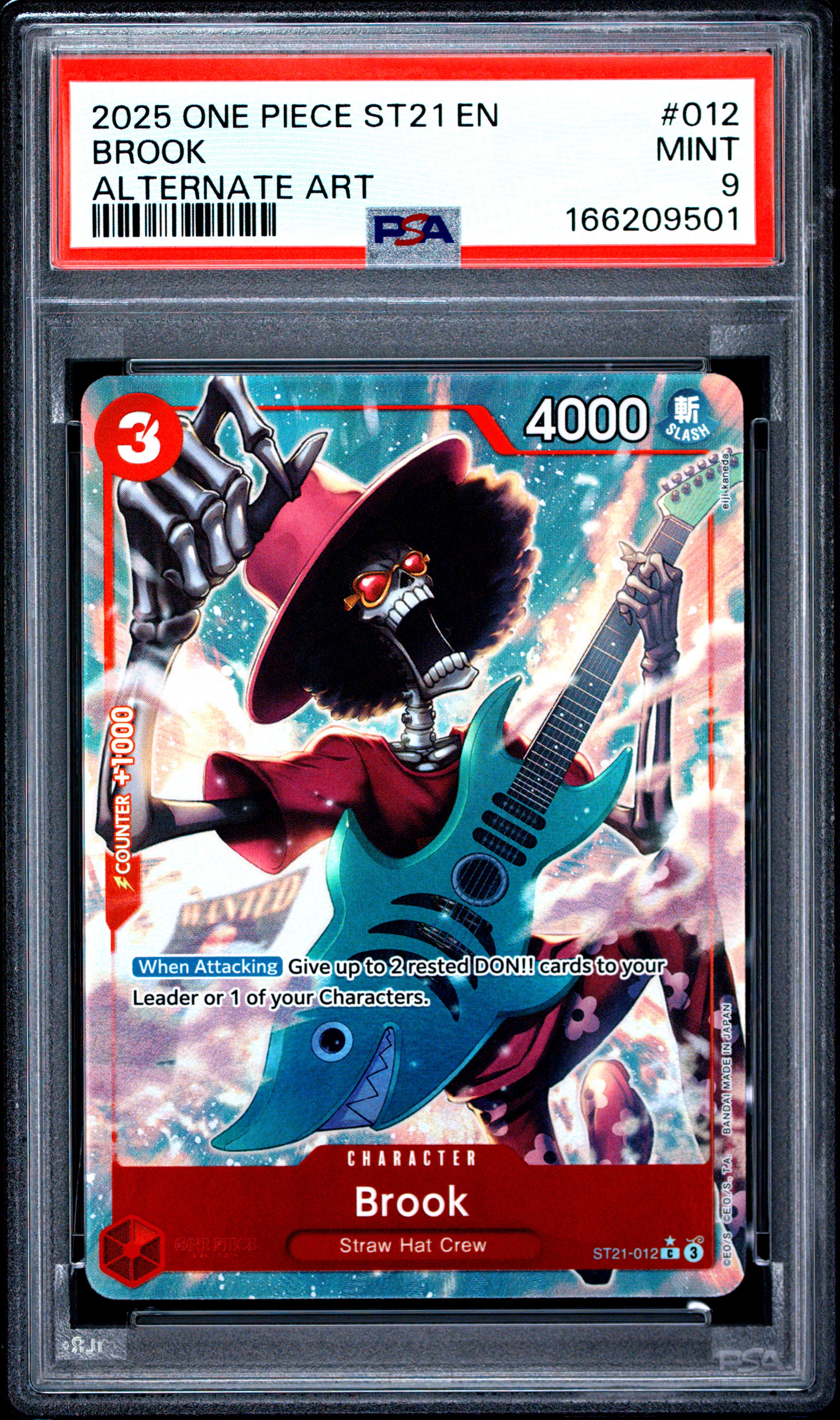 2025 #012 Brook PSA 9 One Piece Starter Deck ST21-EX Gear 5