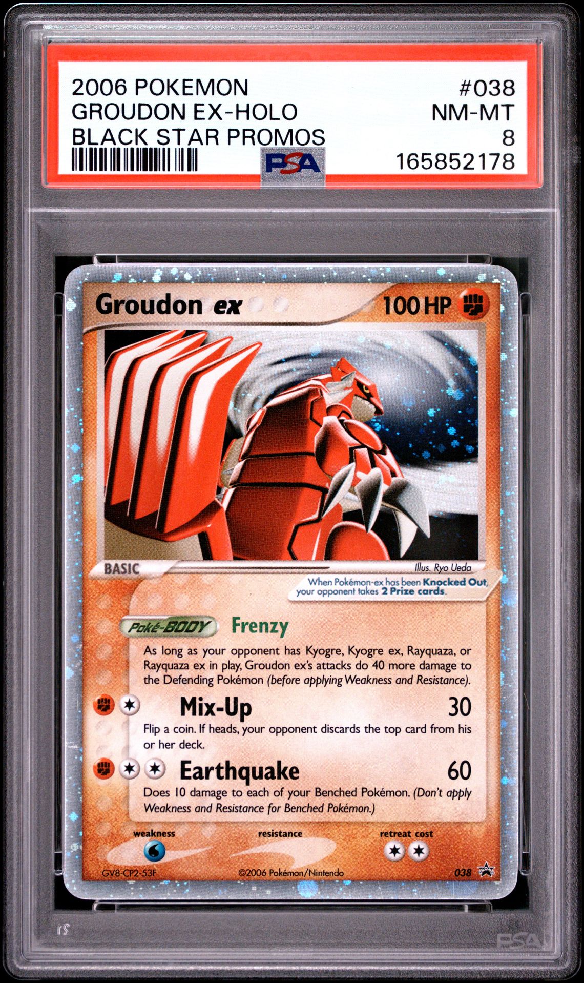 GalaxyGrails.io | 2006 Pokemon Black Star Promos #038 Groudon Ex-Holo ...