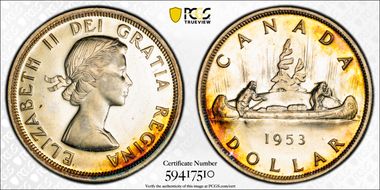 1953 S$1 Strap SWL PL65