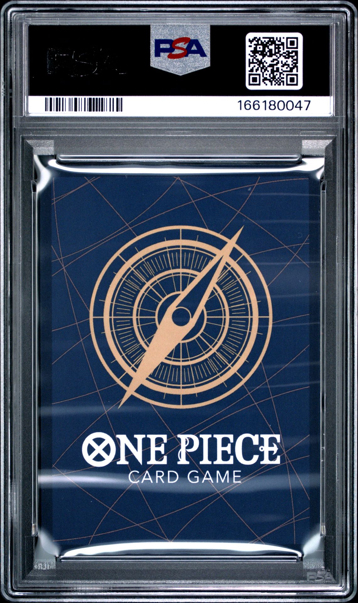 2026 One Piece Op15-Eb04-Adventure On Kami's Island Lightning Dragon #077 (Alternate Art) Gem Mt 10 back view - PSA certificate #166180047