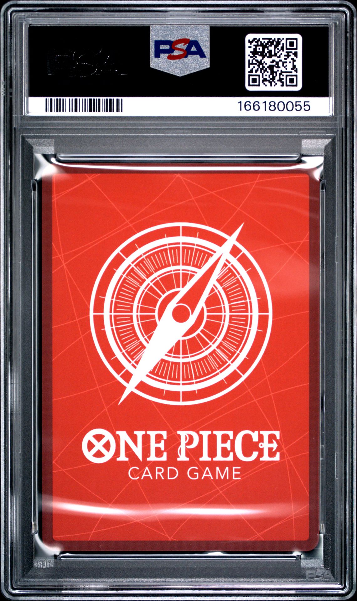 2025 One Piece Op13-Carrying On His Will Monkey D. Luffy #001 (Alternate Art) Gem Mt 10 back view - PSA certificate #166180055