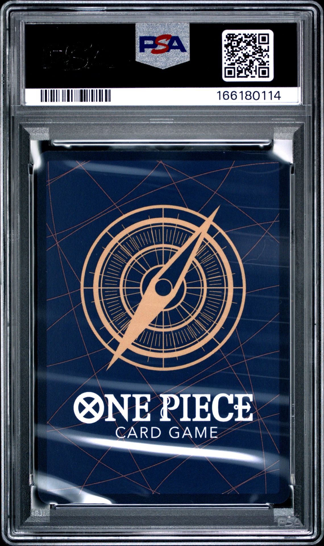 2025 One Piece Op13-Carrying On His Will Ace & Sabo & Luffy #007 (Alternate Art) Gem Mt 10 back view - PSA certificate #166180114