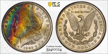 1885-O $1 MS65