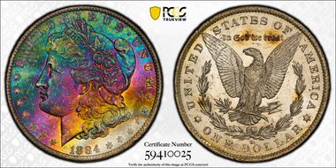 1884-O $1 MS65