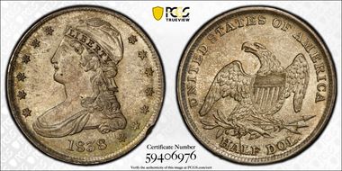 1838 50C MS64