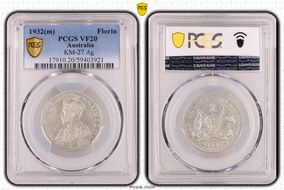 1932(m) Florin KM-27  Ag VF20